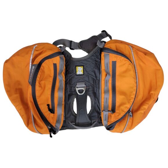 RuffWear Other - RuffWear Dog Backpack Small Hiking Dual Saddlebag Orange Outdoor Camping Travel